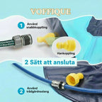 Hundleksak med vattenspridare och pool