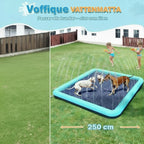 Hundleksak med vattenspridare och pool